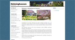 Desktop Screenshot of helminghausen.net